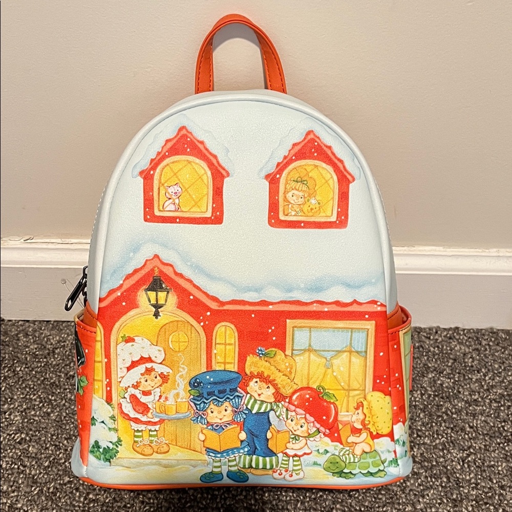 Strawberry shortcake holiday Loungefly backpack